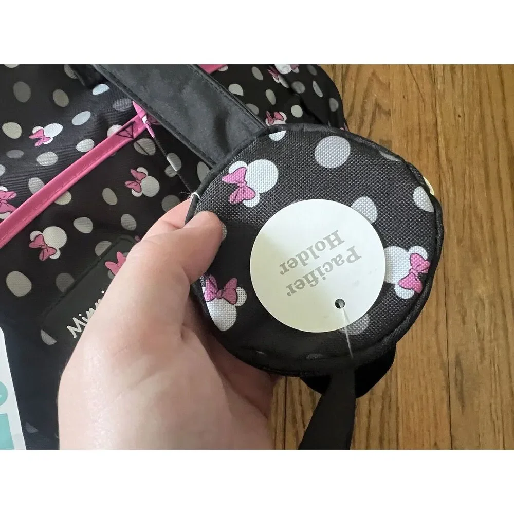 Disney Minnie Mouse Diaper Bag Set of 4 Pieces- NEW with Tags